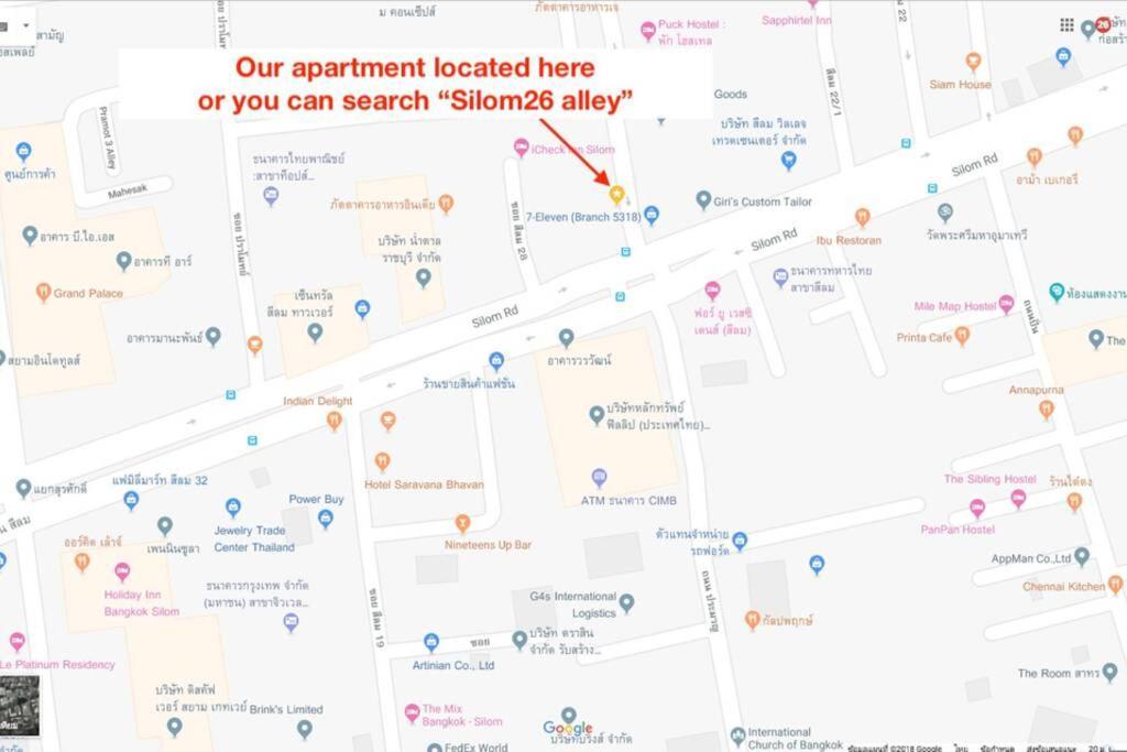 방콕 S1 Large Duplex Silom 3 Beds, Full Kitchen Wifi 아파트 외부 사진