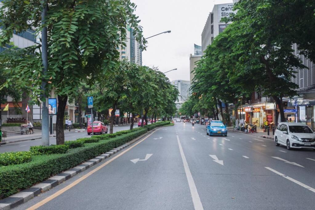 방콕 S1 Large Duplex Silom 3 Beds, Full Kitchen Wifi 아파트 외부 사진